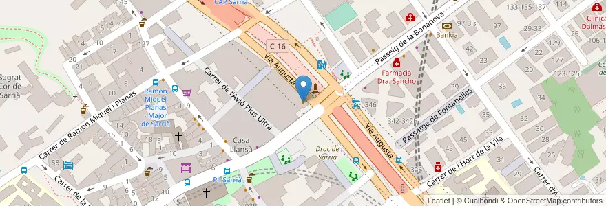 Mapa de ubicacion de The Room Service en Испания, Каталония, Барселона, Барселонес, Барселона.