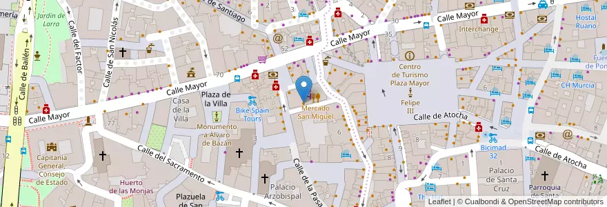 Mapa de ubicacion de The Sherry Corner en Испания, Мадрид, Мадрид, Área Metropolitana De Madrid Y Corredor Del Henares, Мадрид.