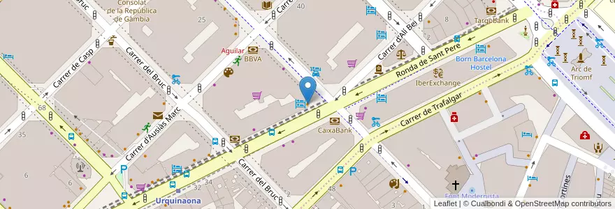 Mapa de ubicacion de The Sweetophelia cafe en España, Catalunya, Barcelona, Barcelonès, Barcelona.
