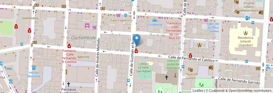 Mapa de ubicacion de The Toast Tavern en Испания, Мадрид, Мадрид, Área Metropolitana De Madrid Y Corredor Del Henares, Мадрид.