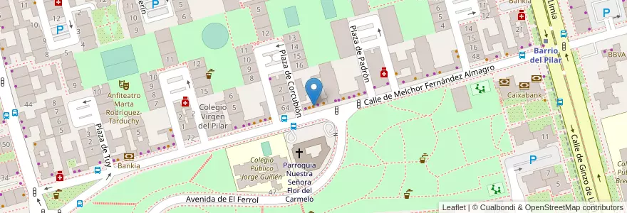 Mapa de ubicacion de Ti Amo en Espanha, Comunidade De Madrid, Comunidade De Madrid, Área Metropolitana De Madrid Y Corredor Del Henares, Madrid.