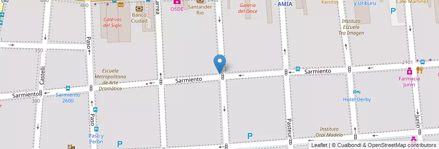 Mapa de ubicacion de Tickeadora, Balvanera en الأرجنتين, Ciudad Autónoma De Buenos Aires, Comuna 3, Buenos Aires.
