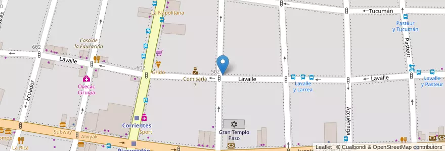 Mapa de ubicacion de Tickeadora, Balvanera en Argentinië, Ciudad Autónoma De Buenos Aires, Comuna 3, Buenos Aires.