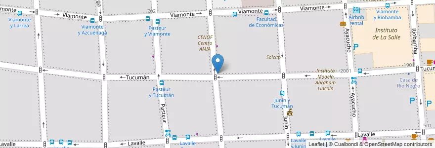Mapa de ubicacion de Tickeadora, Balvanera en Argentine, Ciudad Autónoma De Buenos Aires, Comuna 3, Buenos Aires.