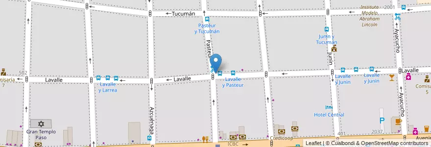 Mapa de ubicacion de Tickeadora, Balvanera en الأرجنتين, Ciudad Autónoma De Buenos Aires, Comuna 3, Buenos Aires.
