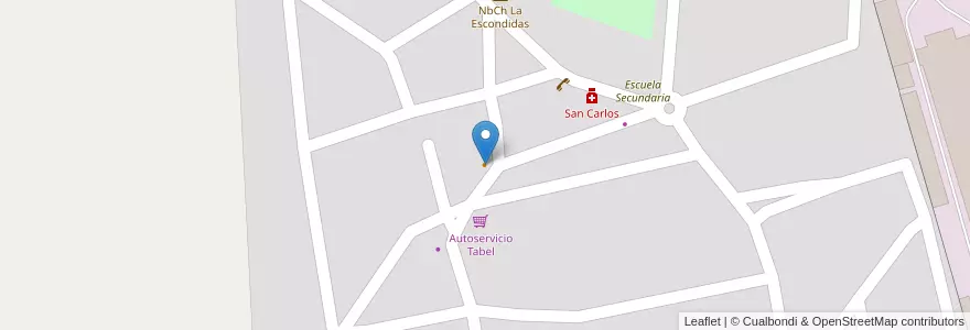 Mapa de ubicacion de Tiempo Libre en Аргентина, Чако, Departamento General Dónovan, Municipio De La Escondida, La Escondida.