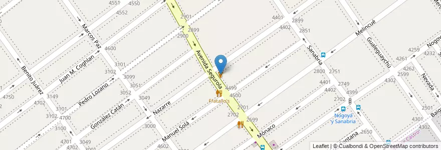 Mapa de ubicacion de Tienda de Helados, Villa Devoto en Argentina, Autonomous City Of Buenos Aires, Autonomous City Of Buenos Aires, Comuna 10, Comuna 11.