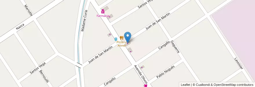 Mapa de ubicacion de Tienda de Mascotas en Arjantin, Buenos Aires, Partido De Malvinas Argentinas, Pablo Nogués.