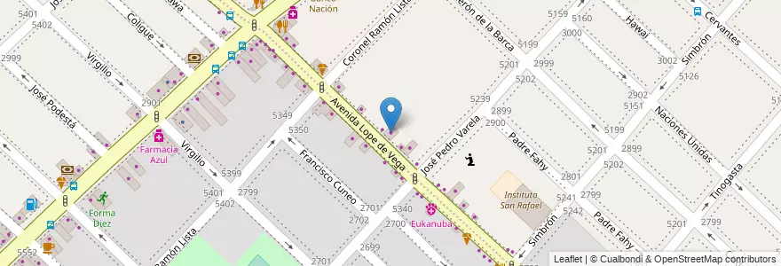 Mapa de ubicacion de Tienda Lucy, Villa Devoto en Аргентина, Буэнос-Айрес, Буэнос-Айрес, Comuna 10.