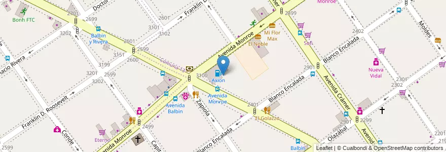Mapa de ubicacion de Tigermarket, Belgrano en 阿根廷, Ciudad Autónoma De Buenos Aires, 布宜诺斯艾利斯, Comuna 13.