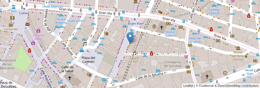 Mapa de ubicacion de Tim Hortons en Espagne, Communauté De Madrid, Communauté De Madrid, Área Metropolitana De Madrid Y Corredor Del Henares, Madrid.