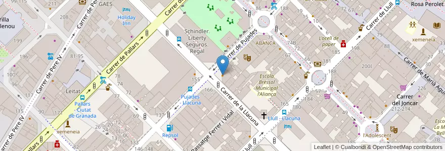 Mapa de ubicacion de Timesburg en España, Catalunya, Barcelona, Barcelonès, Barcelona.
