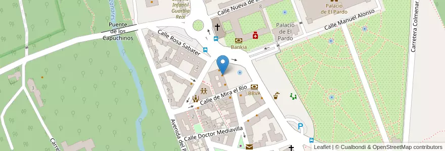 Mapa de ubicacion de Tío Antonio en Sepanyol, Comunidad De Madrid, Comunidad De Madrid, Área Metropolitana De Madrid Y Corredor Del Henares, Madrid.
