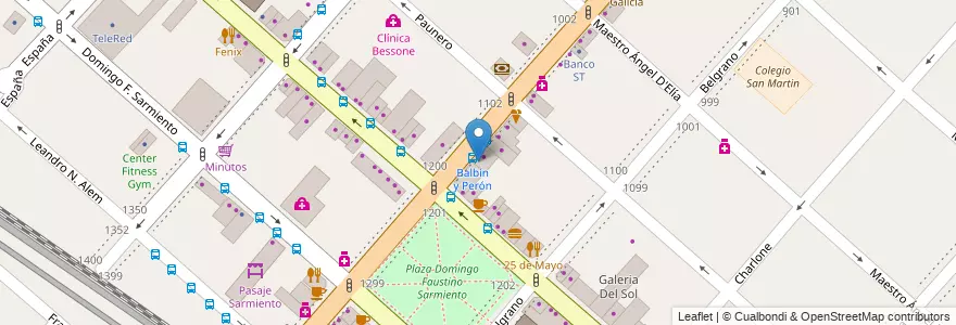 Mapa de ubicacion de Tito Vallejos en Argentinië, Buenos Aires, Partido De San Miguel, San Miguel.