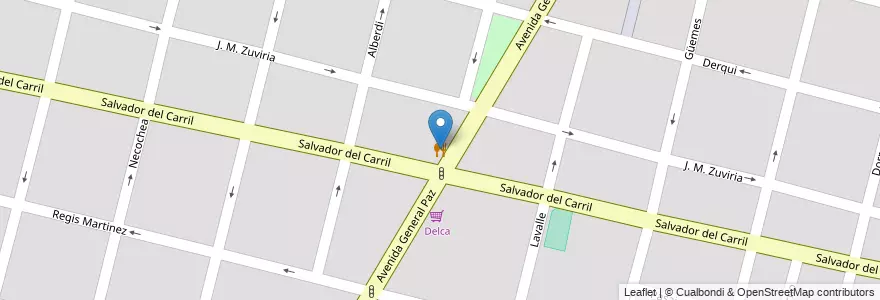 Mapa de ubicacion de Tiziano en آرژانتین, سانتافه, Departamento La Capital, Santa Fe Capital, سانتافه.