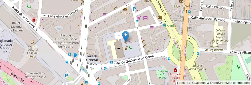 Mapa de ubicacion de Toboggan en スペイン, マドリード州, Comunidad De Madrid, Área Metropolitana De Madrid Y Corredor Del Henares, Madrid.