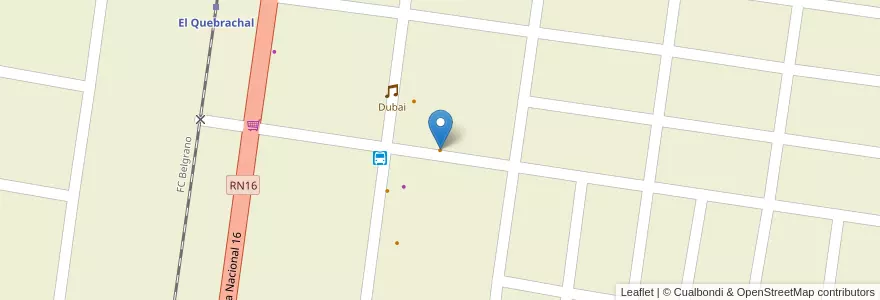 Mapa de ubicacion de Todo Pollo en Arjantin, Salta, Anta, Municipio De El Quebrachal.