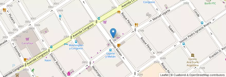 Mapa de ubicacion de Todo Relleno, Coghlan en الأرجنتين, Ciudad Autónoma De Buenos Aires, Comuna 12, Buenos Aires.