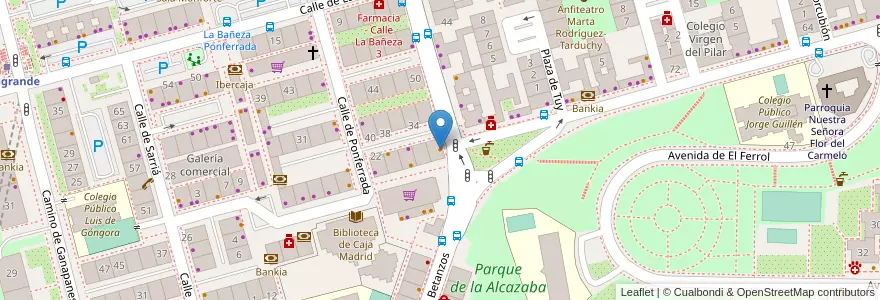 Mapa de ubicacion de Tokidoki en إسبانيا, منطقة مدريد, منطقة مدريد, Área Metropolitana De Madrid Y Corredor Del Henares, مدريد.