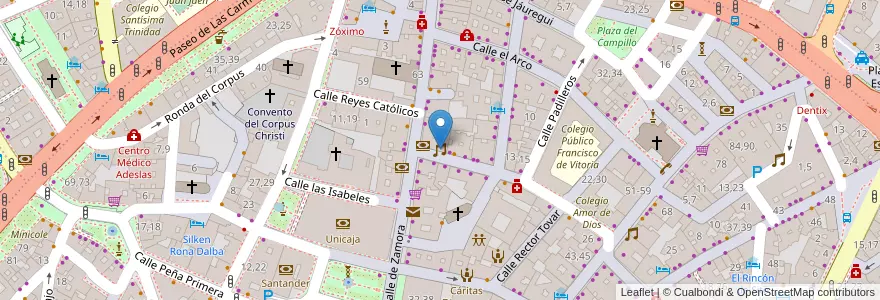 Mapa de ubicacion de Tom Kitty en Spain, Castile And León, Salamanca, Campo De Salamanca, Salamanca.