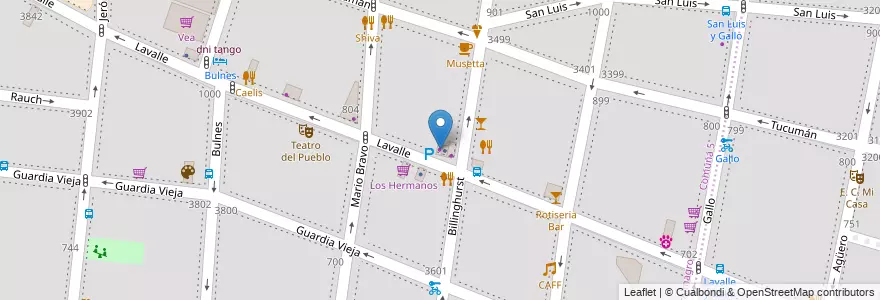 Mapa de ubicacion de Tomasino Termomecanica, Almagro en Аргентина, Буэнос-Айрес, Comuna 5, Буэнос-Айрес.