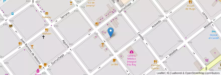 Mapa de ubicacion de Tommy Hilfiger, Villa Crespo en Argentina, Ciudad Autónoma De Buenos Aires, Buenos Aires, Comuna 15.