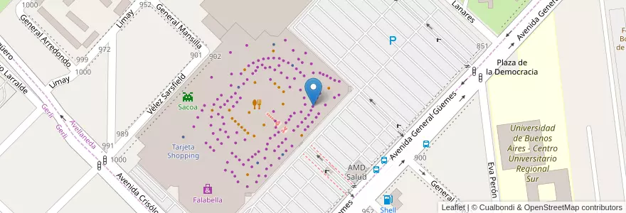 Mapa de ubicacion de Tommy Hilfiger en الأرجنتين, بوينس آيرس, Partido De Avellaneda, Avellaneda.
