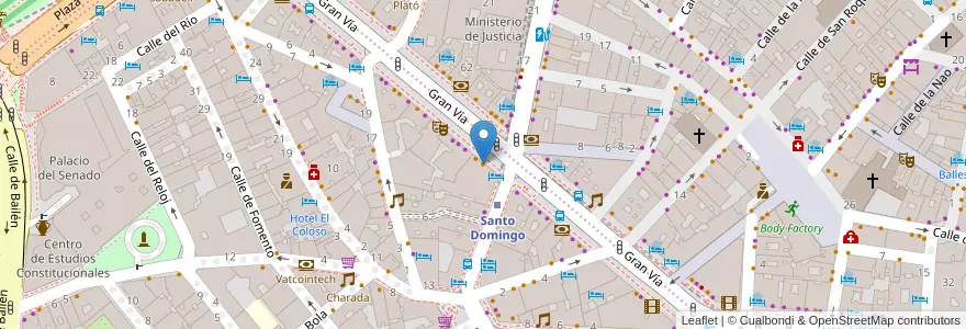 Mapa de ubicacion de Tommy Mel's en Spanje, Comunidad De Madrid, Comunidad De Madrid, Área Metropolitana De Madrid Y Corredor Del Henares, Madrid.