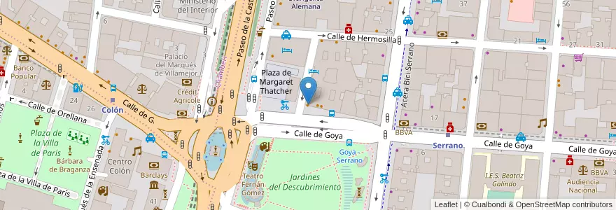 Mapa de ubicacion de Tommy Mel's en 西班牙, Comunidad De Madrid, Comunidad De Madrid, Área Metropolitana De Madrid Y Corredor Del Henares, Madrid.