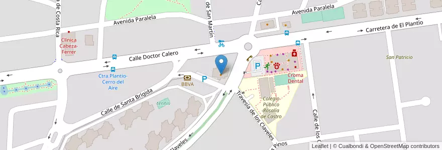 Mapa de ubicacion de Tony Roma's en إسبانيا, منطقة مدريد, منطقة مدريد, Área Metropolitana De Madrid Y Corredor Del Henares.