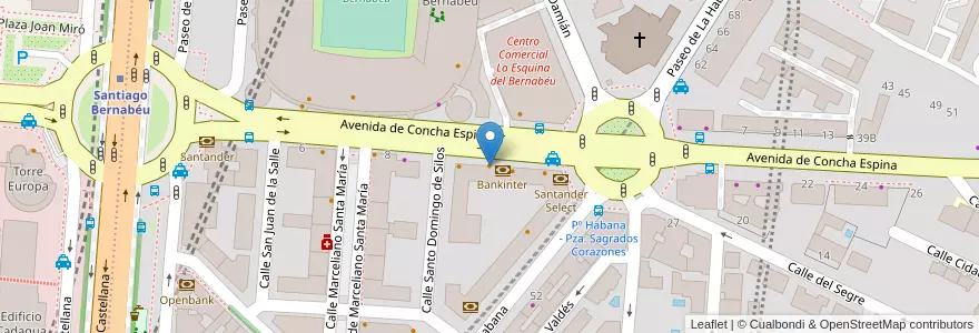 Mapa de ubicacion de Tony Roma's en スペイン, マドリード州, Comunidad De Madrid, Área Metropolitana De Madrid Y Corredor Del Henares, Madrid.