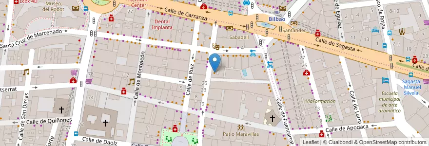 Mapa de ubicacion de Topolino en 西班牙, Comunidad De Madrid, Comunidad De Madrid, Área Metropolitana De Madrid Y Corredor Del Henares, Madrid.