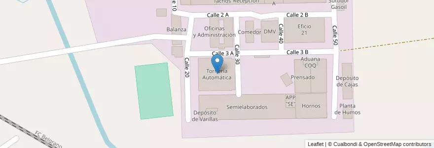 Mapa de ubicacion de Tornería Automática en Argentina, Provincia Di Buenos Aires, Partido Del Pilar, Villa Rosa.