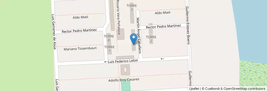 Mapa de ubicacion de TORRE 5 en الأرجنتين, سانتا في, إدارة العاصمة, سانتا في العاصمة.