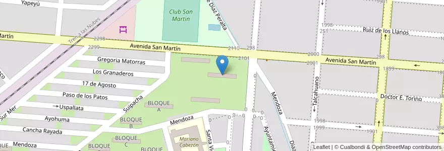 Mapa de ubicacion de TORRE B en Arjantin, Salta, Capital, Municipio De Salta, Salta.