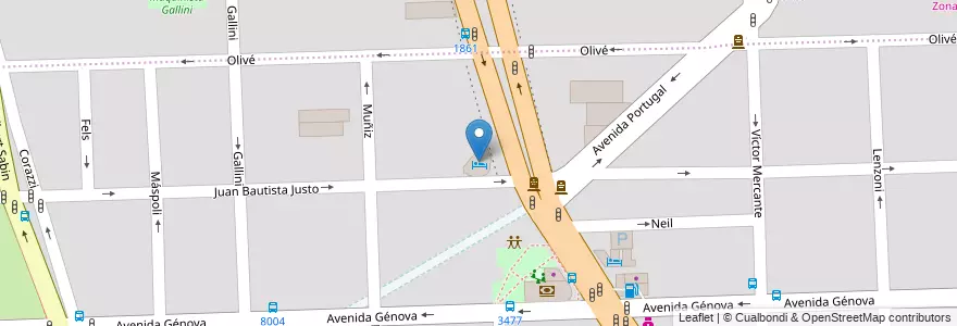 Mapa de ubicacion de Torre Shopping Condo Hotel en Arjantin, Santa Fe, Departamento Rosario, Municipio De Rosario, Rosario.