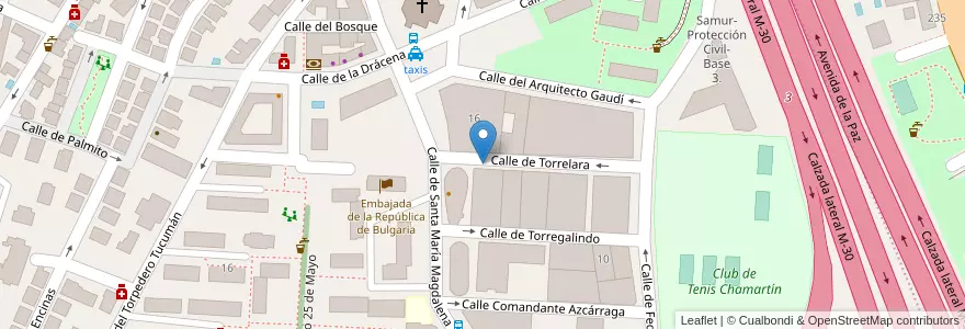 Mapa de ubicacion de TORRELARA, CALLE, DE,4 en スペイン, マドリード州, Comunidad De Madrid, Área Metropolitana De Madrid Y Corredor Del Henares, Madrid.