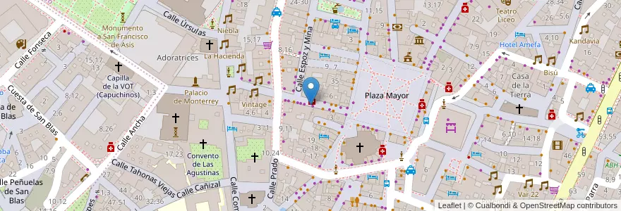 Mapa de ubicacion de Tortilla´s en España, Castilla Y León, Salamanca, Campo De Salamanca, Salamanca.
