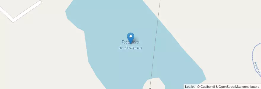 Mapa de ubicacion de Tosquera de Scarpato en الأرجنتين, بوينس آيرس, Partido De Florencio Varela, Bosques.