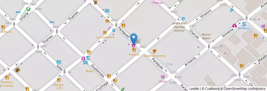 Mapa de ubicacion de TotalPet, Palermo en Аргентина, Буэнос-Айрес, Буэнос-Айрес, Comuna 14.