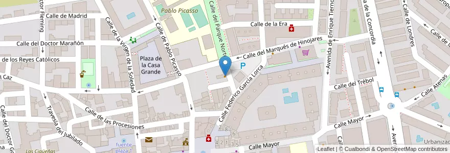Mapa de ubicacion de Totem en Испания, Мадрид, Мадрид, Cuenca Del Henares, Mejorada Del Campo.