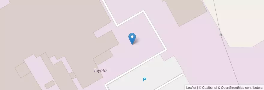 Mapa de ubicacion de Toyota en アルゼンチン, ブエノスアイレス州, Partido De Zárate.