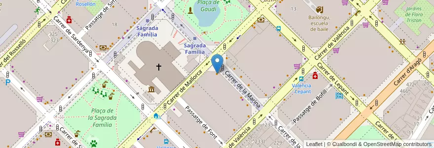 Mapa de ubicacion de Trabucaire en スペイン, カタルーニャ州, Barcelona, バルサルネス, Barcelona.