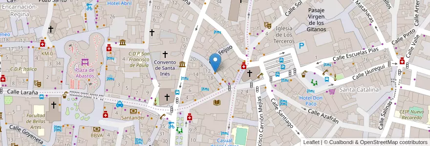 Mapa de ubicacion de Tradicion Meraki Vanguardia en 西班牙, 安达鲁西亚, Sevilla, Sevilla.