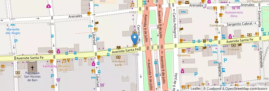 Mapa de ubicacion de Trak, Retiro en Argentina, Ciudad Autónoma De Buenos Aires, Comuna 1, Buenos Aires.