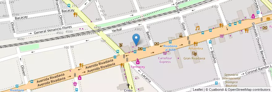 Mapa de ubicacion de Tramontina, Velez Sarsfield en الأرجنتين, Ciudad Autónoma De Buenos Aires, Buenos Aires, Comuna 10.
