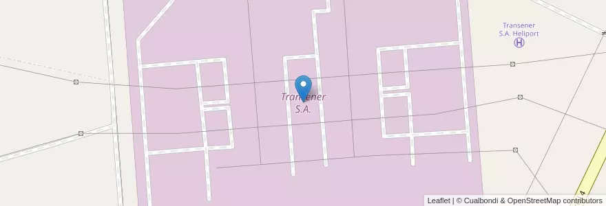 Mapa de ubicacion de Transener S.A. en 아르헨티나, 리오네그로주, Departamento Avellaneda.