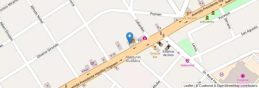Mapa de ubicacion de Transmission José C. Paz en Argentinië, Buenos Aires, Partido De José C. Paz.