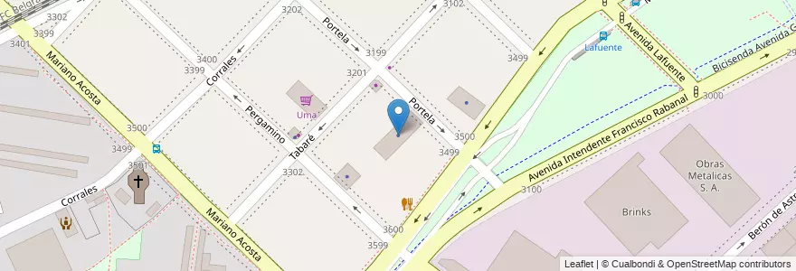 Mapa de ubicacion de Transporte Mostto, Villa Soldati en الأرجنتين, Ciudad Autónoma De Buenos Aires, Buenos Aires, Comuna 8.