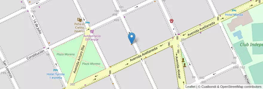 Mapa de ubicacion de Trauun Cocina de Autor en Argentina, Buenos Aires, Partido De Tandil, Tandil.